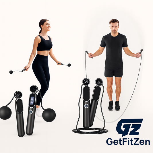 2 In 1 Adjustable Digital Intelligent Cordless Weighted Skipping Rope